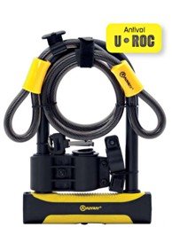 AUVRAY Lokot za bicikl U-Lock ROC 180X245, D.16, s kabelom D.12