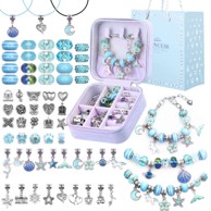 LIVEFY Set Princess za izradu nakita, ljubičasta / plava