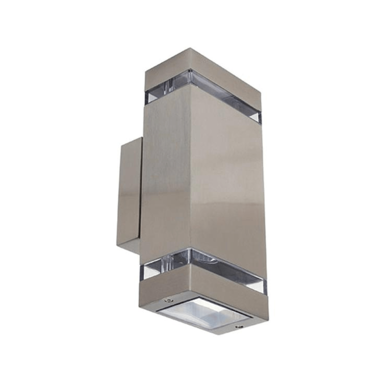 Zidna svjetiljka Gardenya-2, 2xGU10, inox