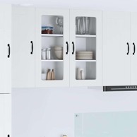 Zidni kuhinjski ormarić s policom 80 x 31 x 80 cm, bijeli