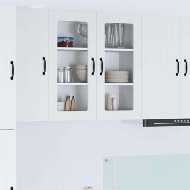 Zidni kuhinjski ormarić s policom 80 x 31 x 80 cm, bijeli