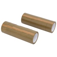 Traka za pakiranje, 12 kom, smeđa, 48 mm x 66 m