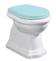 KERASAN WC školjka stojeća RETRO, 38.5x59 cm, stražnji odljev, bijela keramika
