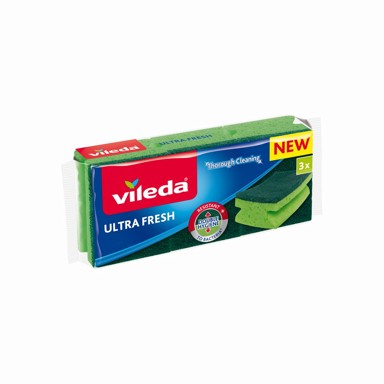 VILEDA Abrazivna spužva Ultra Fresh 3/1, antibakterijska