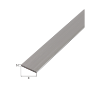 GAH ALBERTS Aluminijska profil cijev, si. eloxirana 25x2x1000 mm