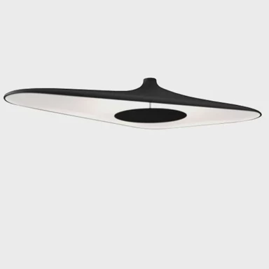 Stropna svjetiljka Soleil Noir D89P LED, 35 W, 3000K, dimabilna, crna/bijela, 120x62,5