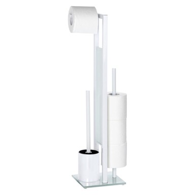 WENKO Četka za toalet s držačem toalet papira Rivalitaw