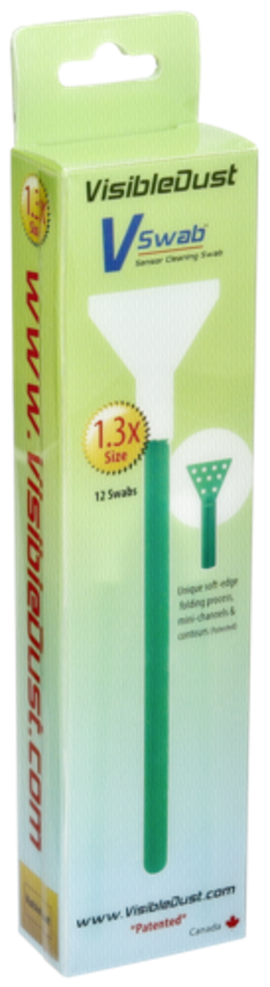 VISIBLE DUST Set za čišćenje fotoaparata MXD Swabs 1.3 zeleni