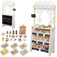 Drveni štand i kazalište 2u1, natur