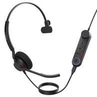 JABRA Slušalice Engage 50 II MS, crne, Engage 50 II Link, on-ear, Mono, USB-A