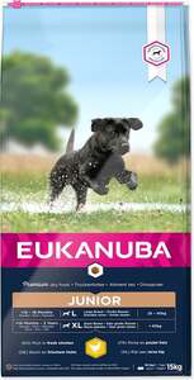 EUKANUBA Hrana za pse Junior Large & Giant Breed 15 kg, piletina
