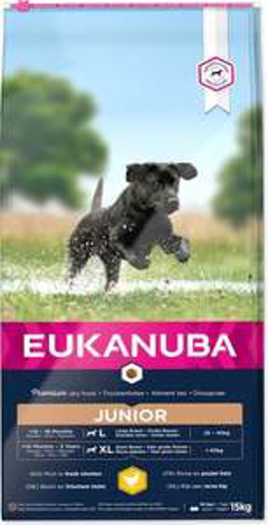 EUKANUBA Hrana za pse Junior Large & Giant Breed 15 kg, piletina