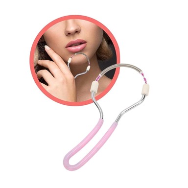 NETSCROLL Prijenosni epilator za lice, bez baterija, za osjetljivu kožu i putovanja, EpilStar