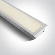 ONE LIGHT Ugradbena linearna led svjetiljka 40w/3600lm/3000k/230v/121x8cm/ip20 bijela dm38150ar/w/w