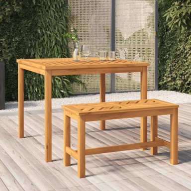 Vrtna klupa, 80 x 35 x 45 cm, od masivnog bagremovog drva