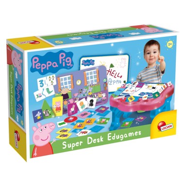 LISCIANI Stol s edukativnim igrama, Peppa Pig