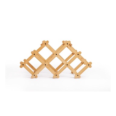 BONAMI ESSENTIALS Stalak za vino, bambusov, prirodan