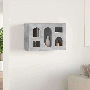 Viseći ormarić od konstruiranog drva 60 x 20 x 40 cm, betonski sivi