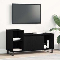TV ormarić, crni hrast, 100x35x55 cm, konstruirano drvo