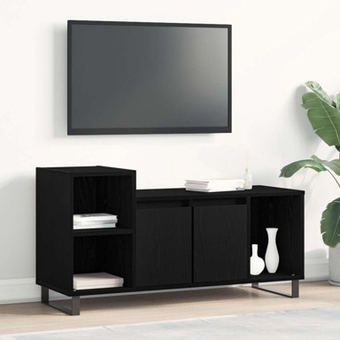 TV ormarić, crni hrast, 100x35x55 cm, konstruirano drvo