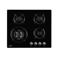 HANSA Ploča za kuhanje BHKS6113, staklokeramika, 4 x plin, wok plamenik