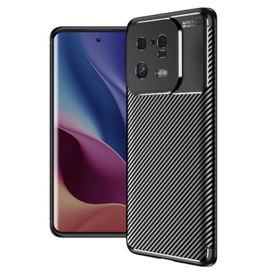 Futrola za Xiaomi 13 Pro, karbonski gel, crna