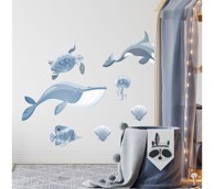 PASTELOWE Zidne naljepnice Ocean