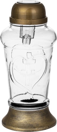 Elektronski lampion solarni stakleni 600 dana