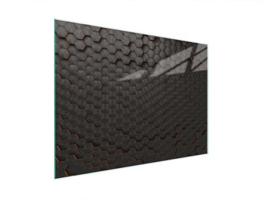 TMK Staklena zaštita za štednjak ili ploču za kuhanje 30x22, black