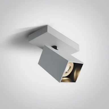 Nadgradni reflektor, DM65105NB/W, GU10, 10W, kvadratni, bijela