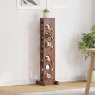 Stalak, 20x25x100cm, smeđa, čvrsto mahagonijsko drvo