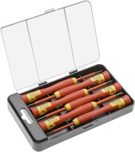 HOGERT Odvijači precizni set 1000V, CrMo HT1S986