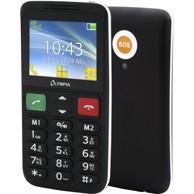 OLYMPIA Klasični mobitel Lux, crni