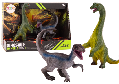 Figurice dinosaura Brachinosaurus Velociraptor, 2 kom