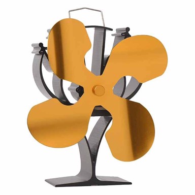 TURBO FAN Ventilator za kamin Strom 654G, 4 lopatice, zlatni