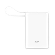 SILICON POWER Powerbank Cp10 10000mAh 20W s ugrađenim USB-C kabelom, bijeli