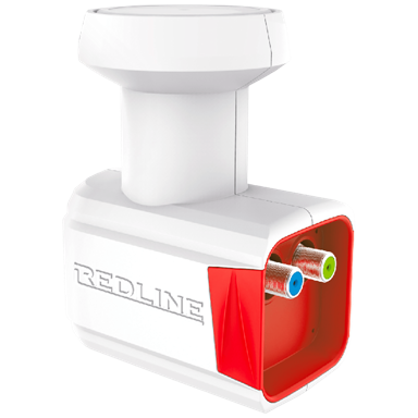 REDLINE LNB Twin WL-2 0,1 dB, bijeli