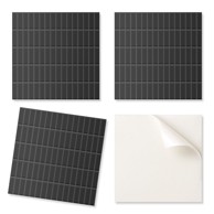 COLORAY Samoljepive PVC pločice s uzorkom kutija u pravilnom rasporedu, 50 x 50 cm, 4 kom.