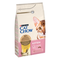 CAT CHOW Suha hrana za mačke Kitten, s piletinom, 1.5 kg