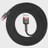 BASEUS Kabel USB-A to USB-C Cafule, crno-crveni, 2m