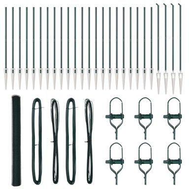 Heksagonalna ograda 1. 6x50 m čelik, zelena