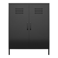 STØRAA Crni metalni ormarić, 40x102x80 cm Mission District
