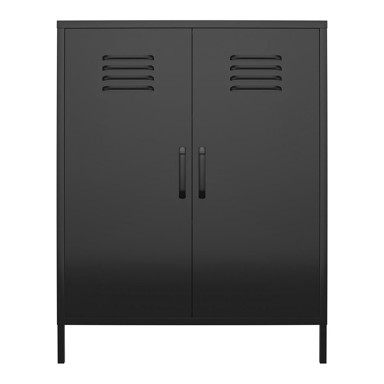 STØRAA Crni metalni ormarić, 40x102x80 cm Mission District