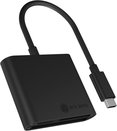 ICY BOX Čitač kartica 60649, USB-C, SD, microSD i CF