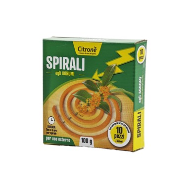 Spirale protiv komaraca, 10 kom, miris citrusa
