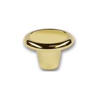 Ručka za namještaj dugme, sjajno zlatna