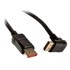 INLINE 8K (UHD-2) DisplayPort kabel, dolje savijen, crni, 1 m 17151U