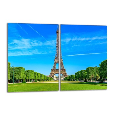 TMK Staklena zaštita za štednjak ili ploču za kuhanje iz dva dijela 40x52, pariz