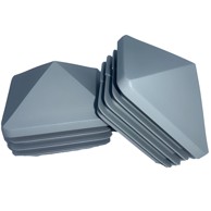 Završna kapa za profil stupa omotnice 40 x 40 siva, 20 kom.