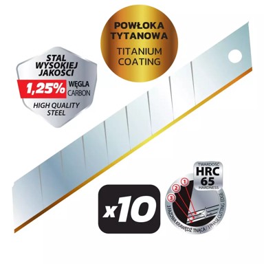 Oštrica Zamjenska 18 mm s titanskim slojem